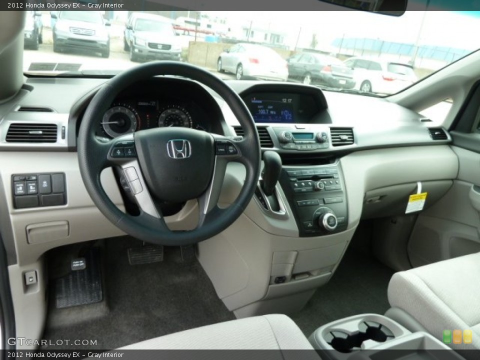 Gray Interior Dashboard for the 2012 Honda Odyssey EX #54604129