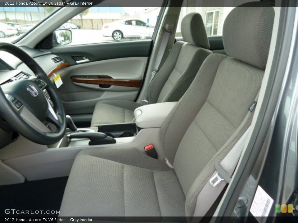 Gray Interior Photo for the 2012 Honda Accord EX V6 Sedan #54604463
