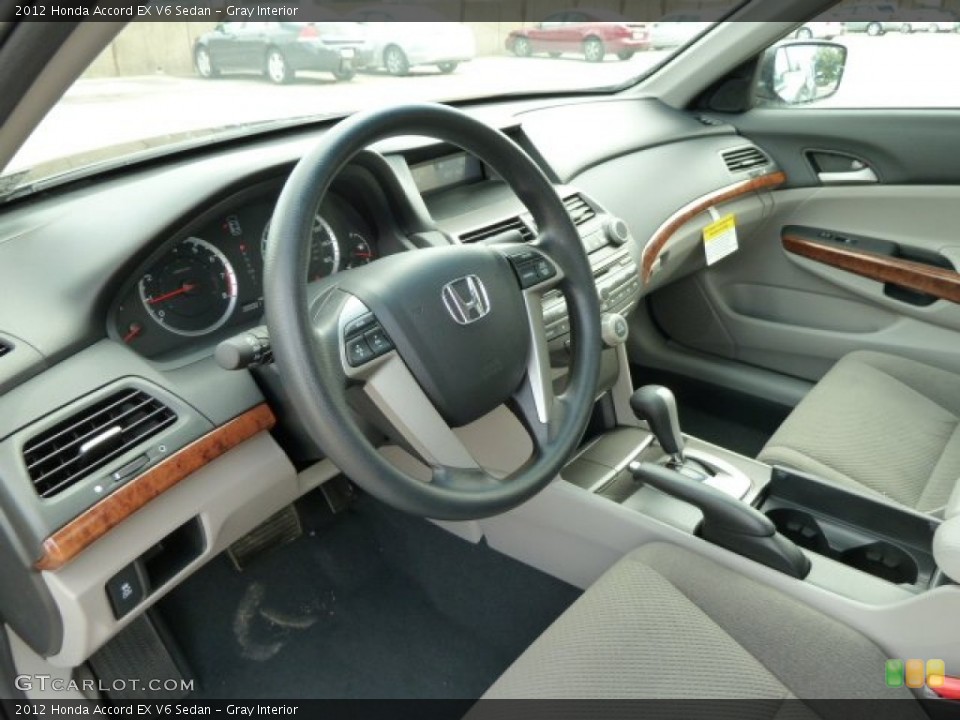 Gray Interior Prime Interior for the 2012 Honda Accord EX V6 Sedan #54604511