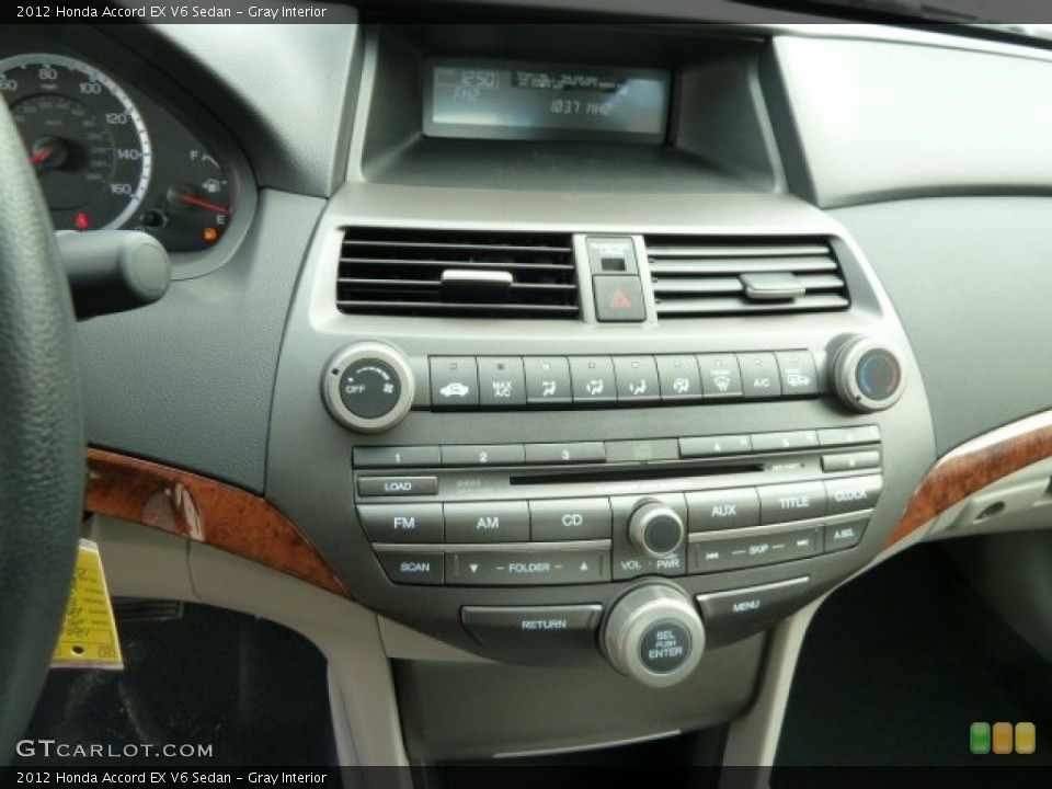 Gray Interior Controls for the 2012 Honda Accord EX V6 Sedan #54604538