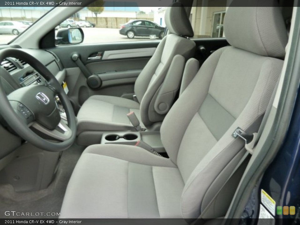 Gray Interior Photo for the 2011 Honda CR-V EX 4WD #54604640