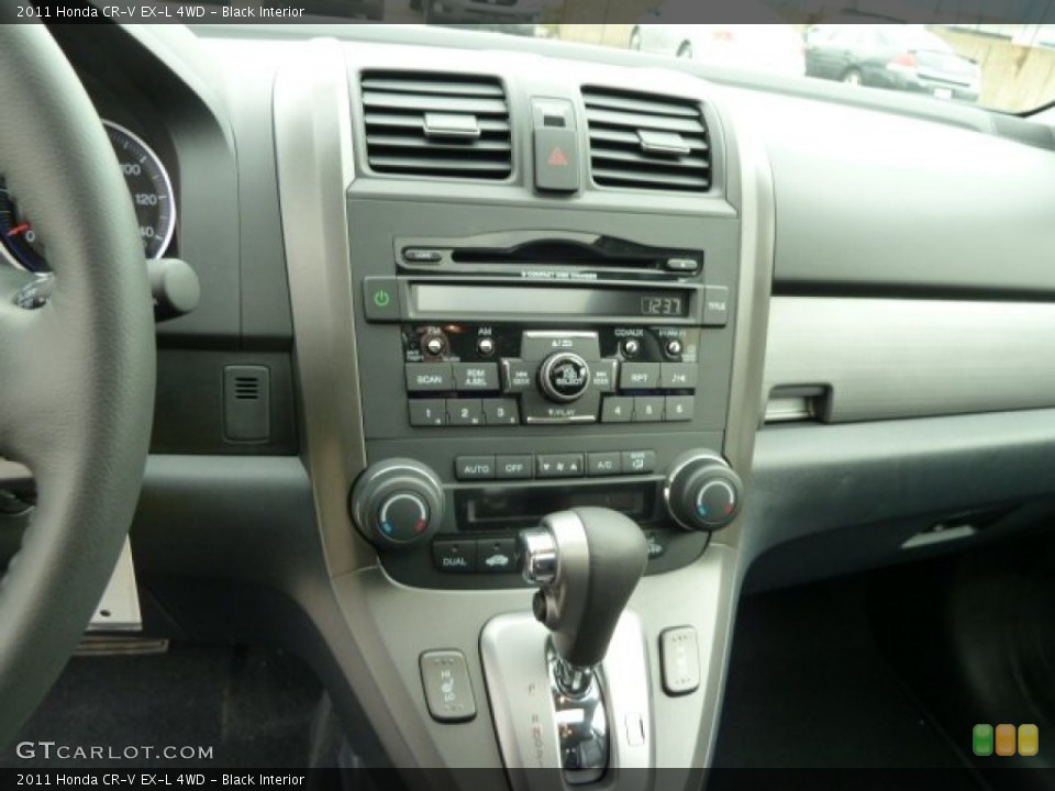 Black Interior Controls for the 2011 Honda CR-V EX-L 4WD #54605222
