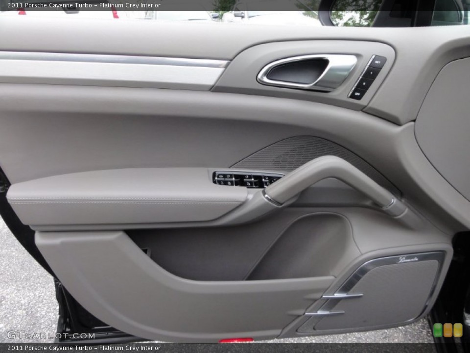 Platinum Grey Interior Door Panel for the 2011 Porsche Cayenne Turbo #54605279