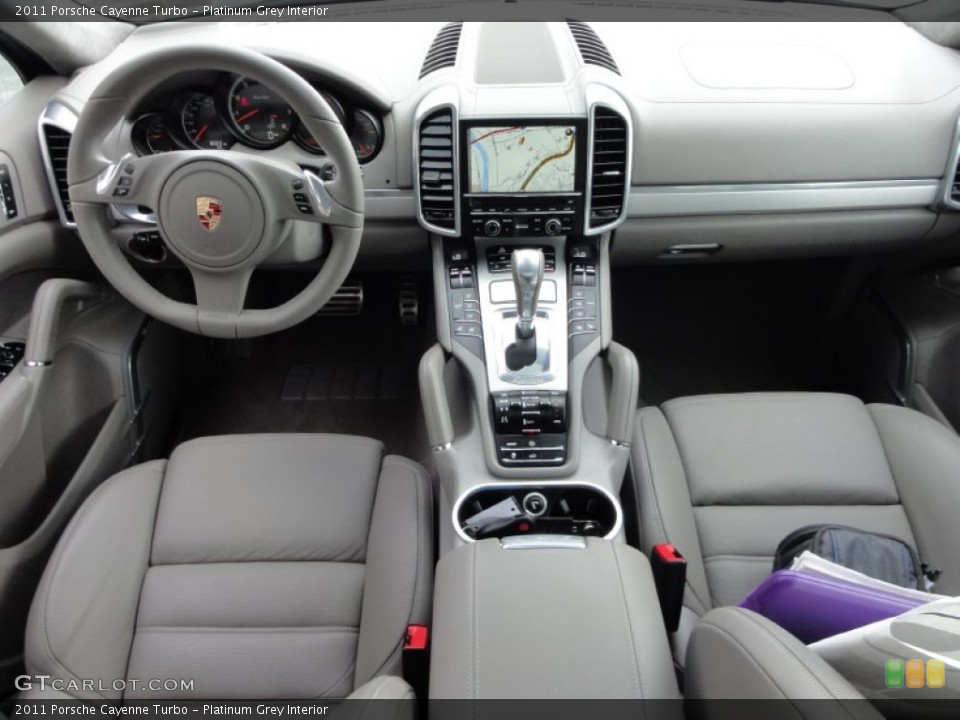 Platinum Grey Interior Dashboard for the 2011 Porsche Cayenne Turbo #54605381