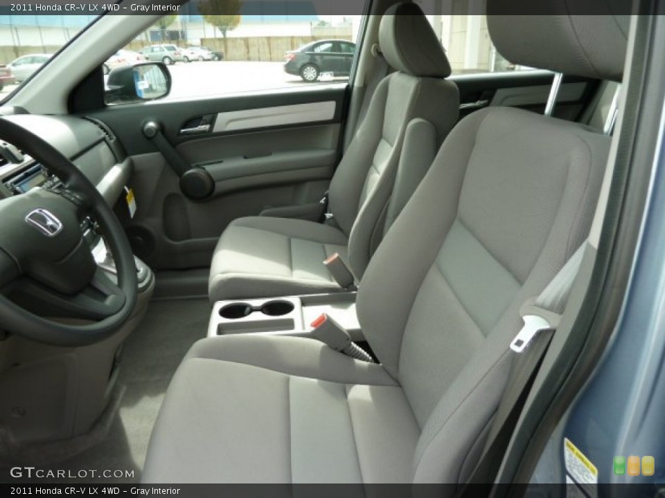 Gray Interior Photo for the 2011 Honda CR-V LX 4WD #54605665