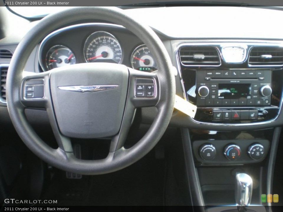 Black Interior Dashboard for the 2011 Chrysler 200 LX #54607890