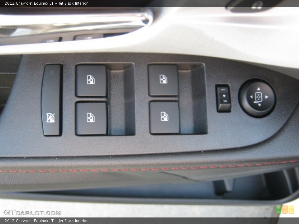 Jet Black Interior Controls for the 2012 Chevrolet Equinox LT #54608286