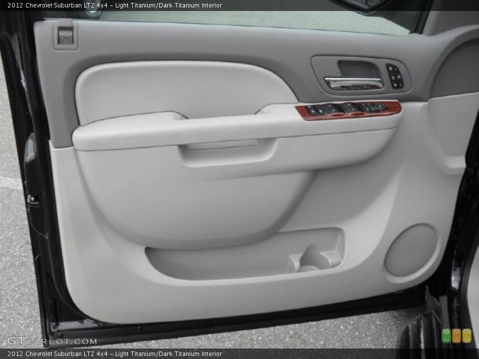 Light Titanium/Dark Titanium Interior Door Panel for the 2012 Chevrolet Suburban LTZ 4x4 #54612561