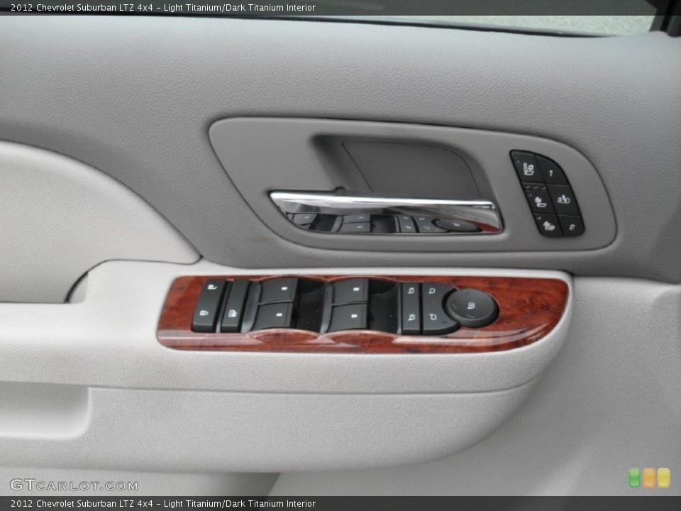 Light Titanium/Dark Titanium Interior Controls for the 2012 Chevrolet Suburban LTZ 4x4 #54612570