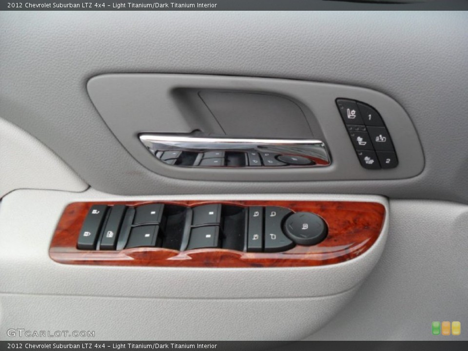 Light Titanium/Dark Titanium Interior Controls for the 2012 Chevrolet Suburban LTZ 4x4 #54612630