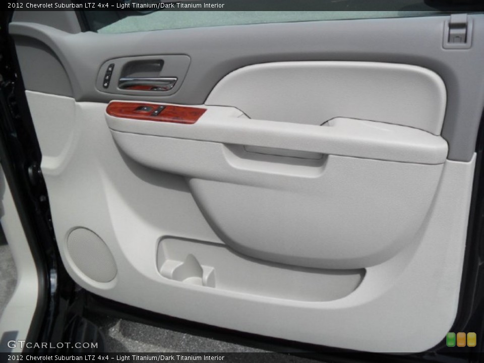 Light Titanium/Dark Titanium Interior Door Panel for the 2012 Chevrolet Suburban LTZ 4x4 #54612726