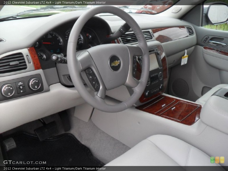Light Titanium/Dark Titanium Interior Prime Interior for the 2012 Chevrolet Suburban LTZ 4x4 #54612765