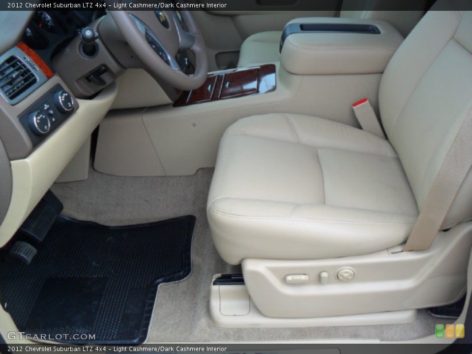 Light Cashmere/Dark Cashmere Interior Photo for the 2012 Chevrolet Suburban LTZ 4x4 #54613055