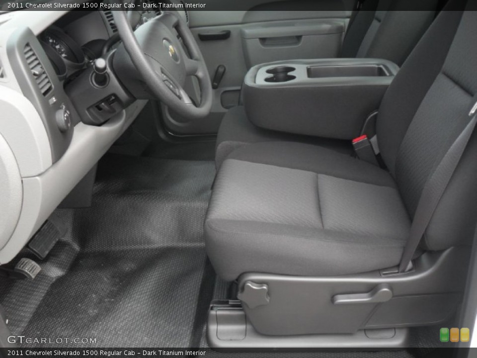 Dark Titanium Interior Photo for the 2011 Chevrolet Silverado 1500 Regular Cab #54613718