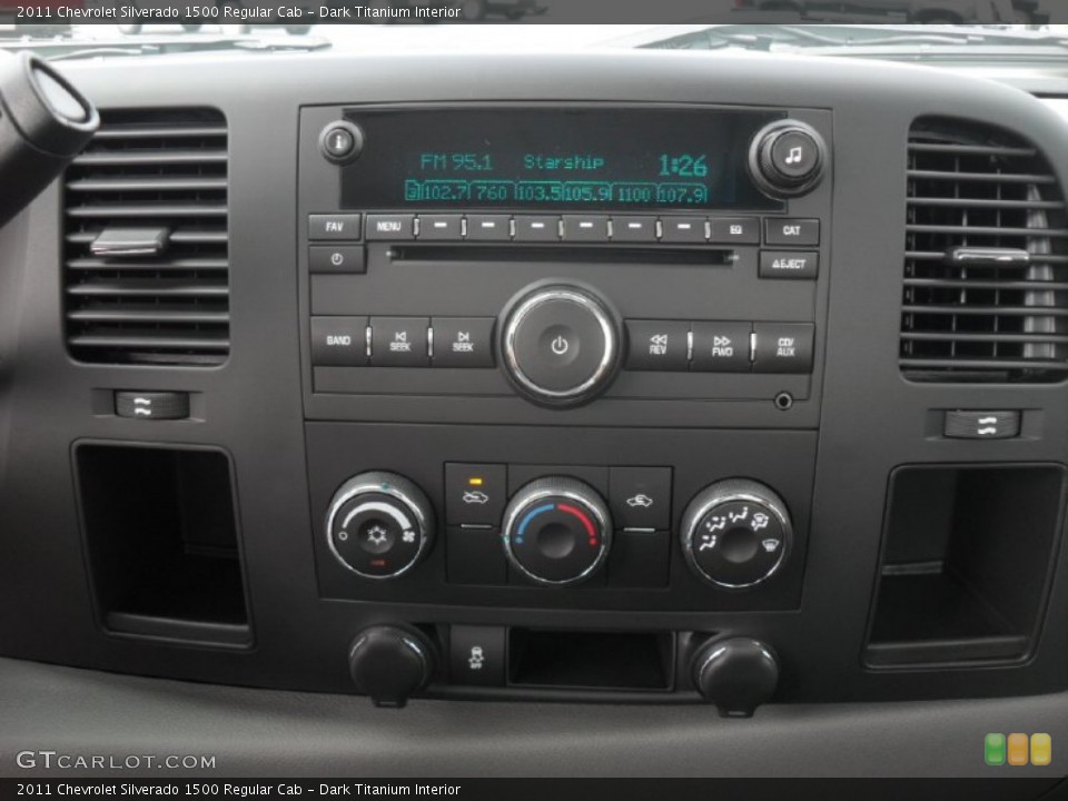 Dark Titanium Interior Audio System for the 2011 Chevrolet Silverado 1500 Regular Cab #54613745