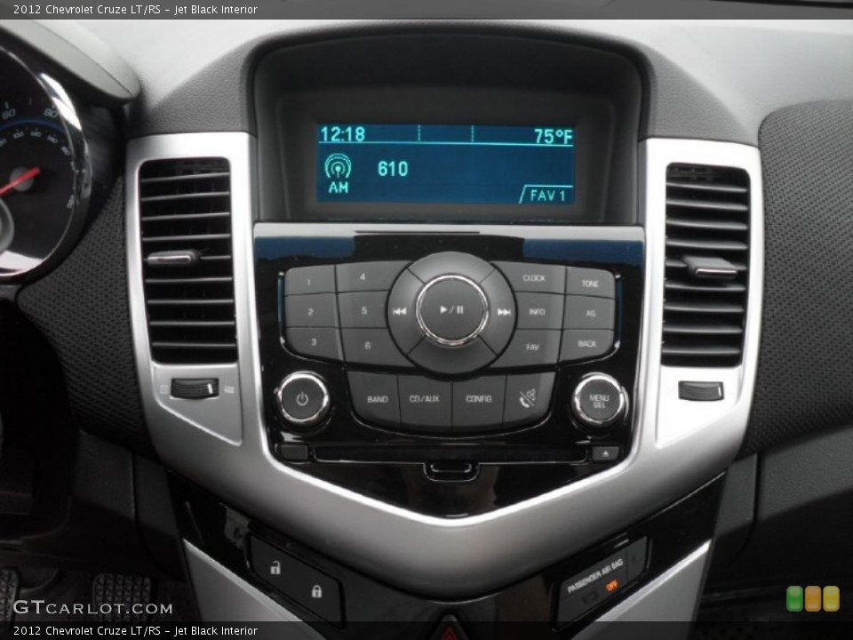 Jet Black Interior Controls for the 2012 Chevrolet Cruze LT/RS #54614949