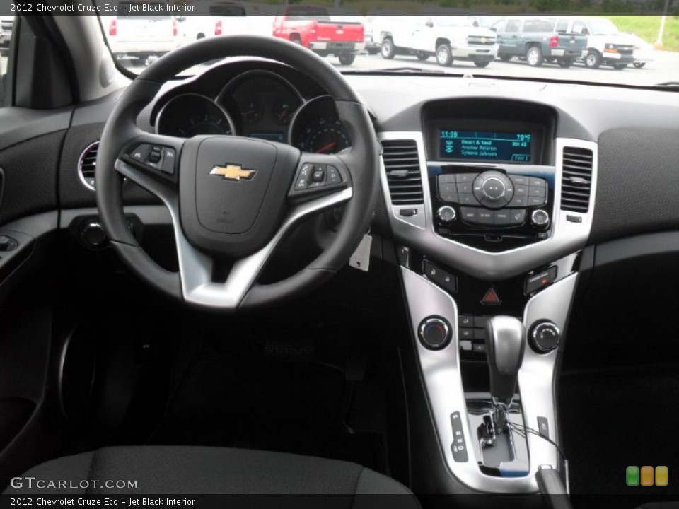 Jet Black Interior Dashboard for the 2012 Chevrolet Cruze Eco #54615207