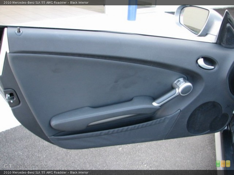 Black Interior Door Panel for the 2010 Mercedes-Benz SLK 55 AMG Roadster #54615702