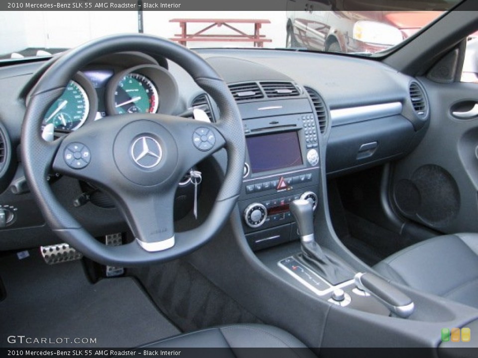 Black Interior Photo for the 2010 Mercedes-Benz SLK 55 AMG Roadster #54615711