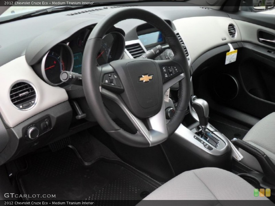 Medium Titanium Interior Prime Interior for the 2012 Chevrolet Cruze Eco #54616164
