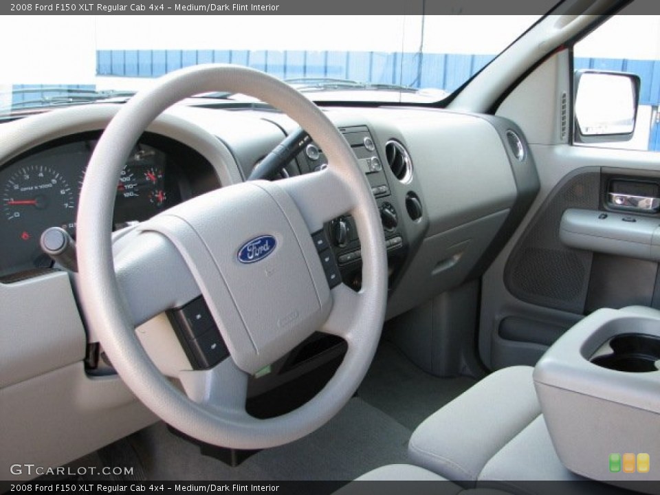 Medium/Dark Flint Interior Steering Wheel for the 2008 Ford F150 XLT Regular Cab 4x4 #54616471
