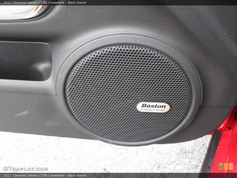 Black Interior Audio System for the 2012 Chevrolet Camaro LT/RS Convertible #54616667