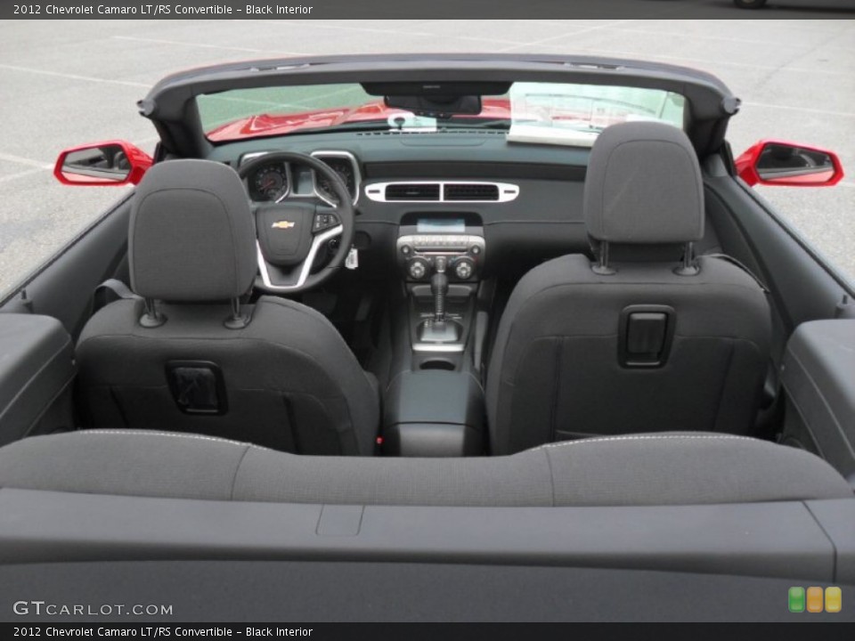 Black Interior Photo for the 2012 Chevrolet Camaro LT/RS Convertible #54616699
