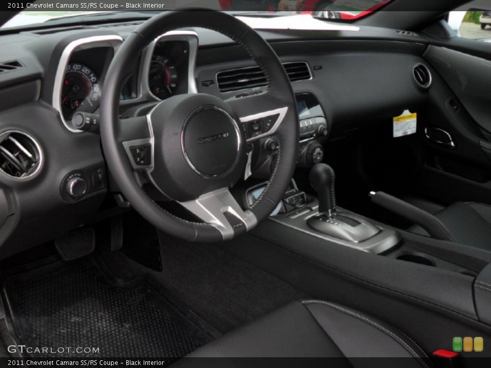 Black Interior Prime Interior for the 2011 Chevrolet Camaro SS/RS Coupe #54617003