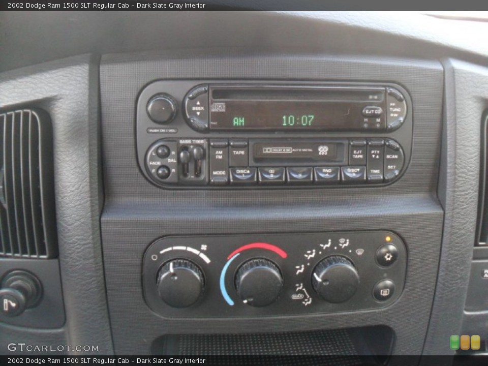 Dark Slate Gray Interior Audio System for the 2002 Dodge Ram 1500 SLT Regular Cab #54617729