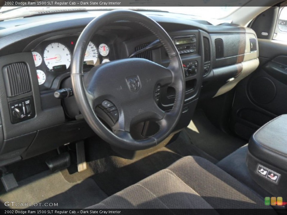 Dark Slate Gray Interior Prime Interior for the 2002 Dodge Ram 1500 SLT Regular Cab #54617820