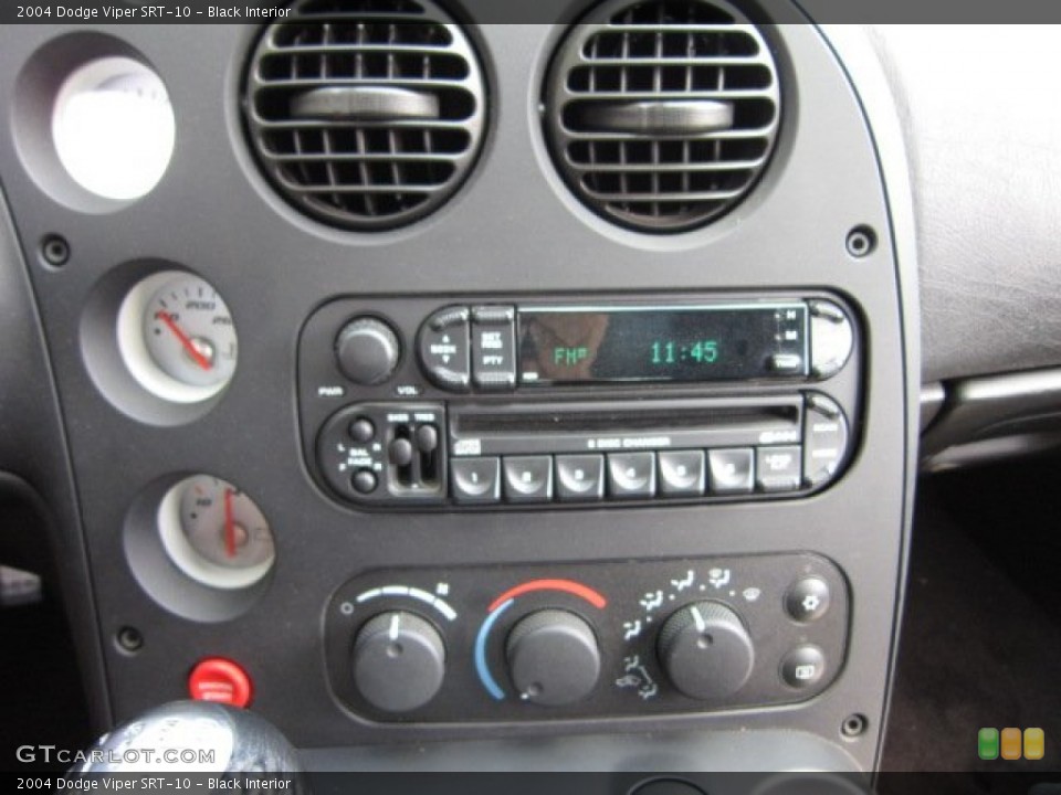 Black Interior Audio System for the 2004 Dodge Viper SRT-10 #54619461