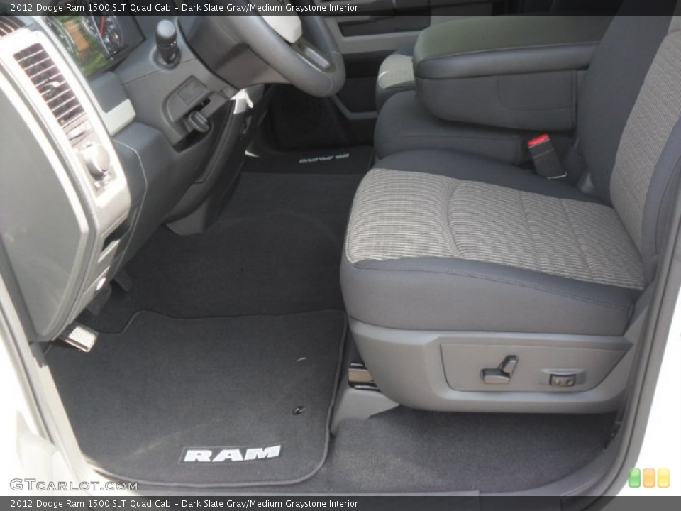 Dark Slate Gray/Medium Graystone Interior Photo for the 2012 Dodge Ram 1500 SLT Quad Cab #54619710