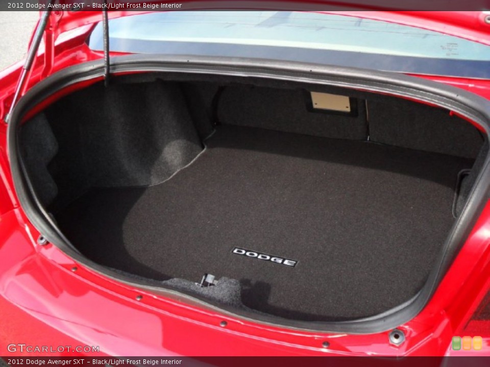 Black/Light Frost Beige Interior Trunk for the 2012 Dodge Avenger SXT #54620010