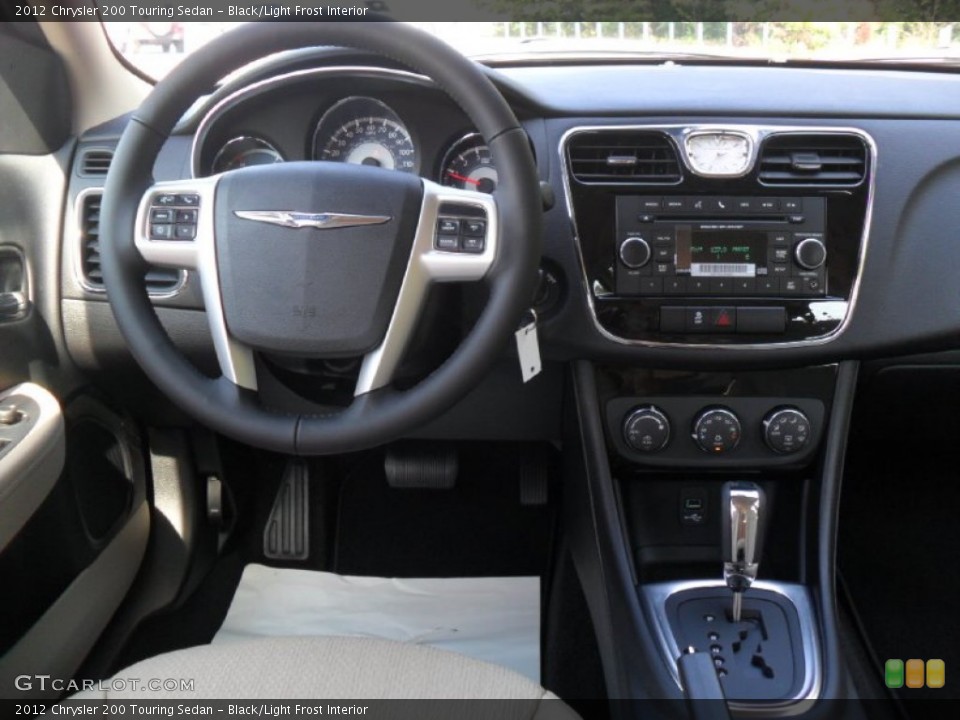 Black/Light Frost Interior Dashboard for the 2012 Chrysler 200 Touring Sedan #54620208