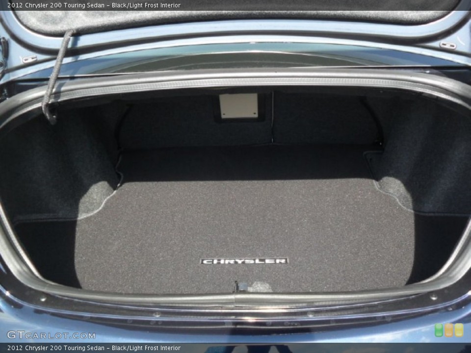 Black/Light Frost Interior Trunk for the 2012 Chrysler 200 Touring Sedan #54620228