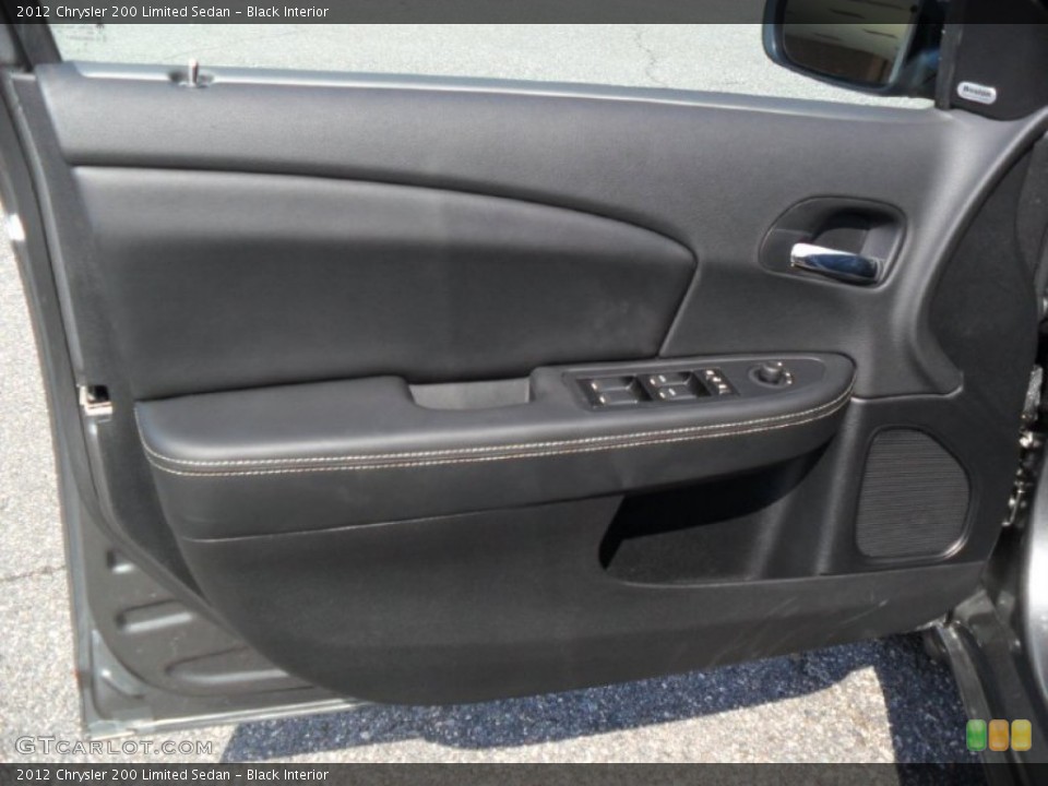 Black Interior Door Panel for the 2012 Chrysler 200 Limited Sedan #54620367