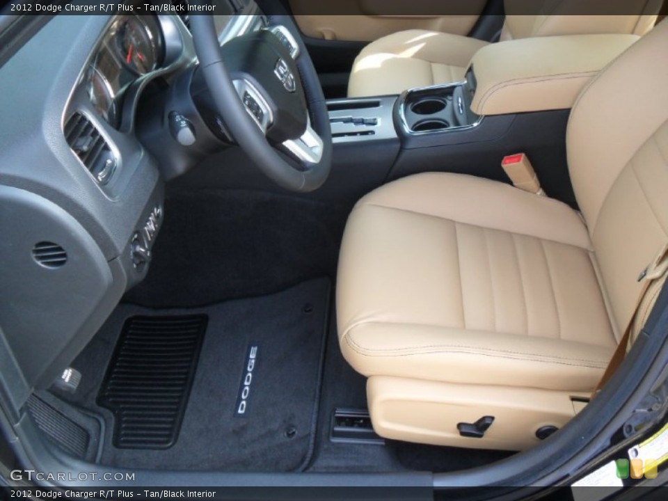 Tan/Black Interior Photo for the 2012 Dodge Charger R/T Plus #54620575