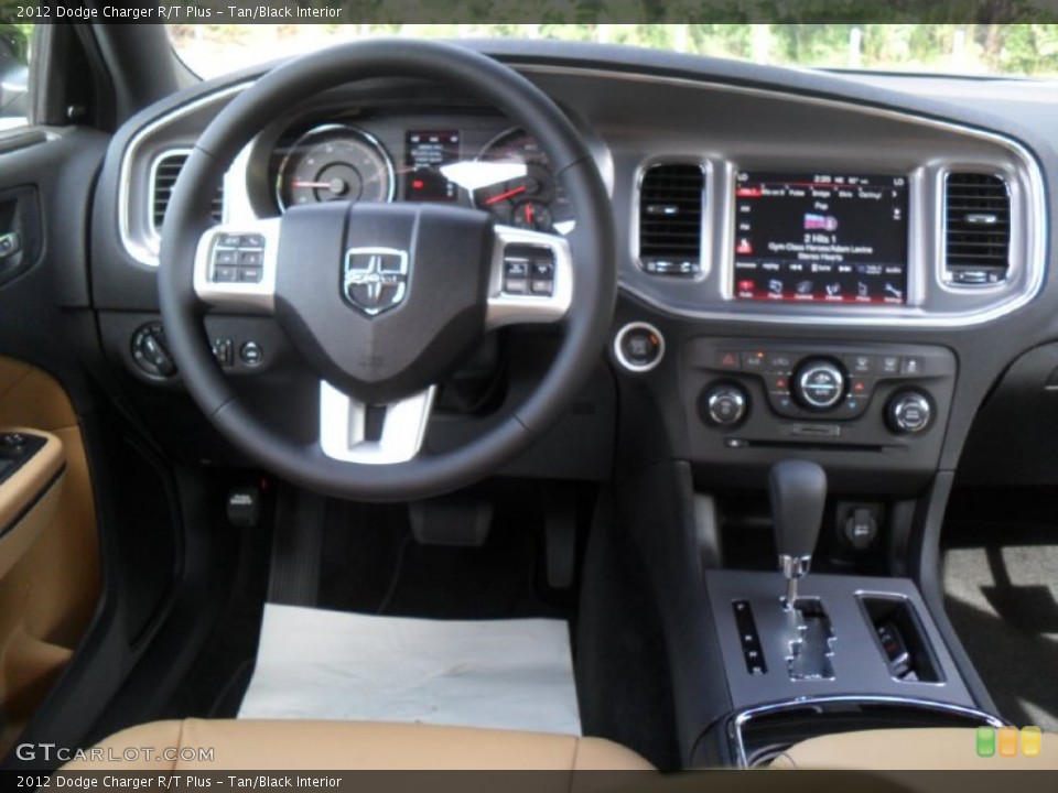 Tan/Black Interior Dashboard for the 2012 Dodge Charger R/T Plus #54620664