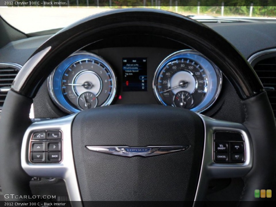 Black Interior Gauges for the 2012 Chrysler 300 C #54620898