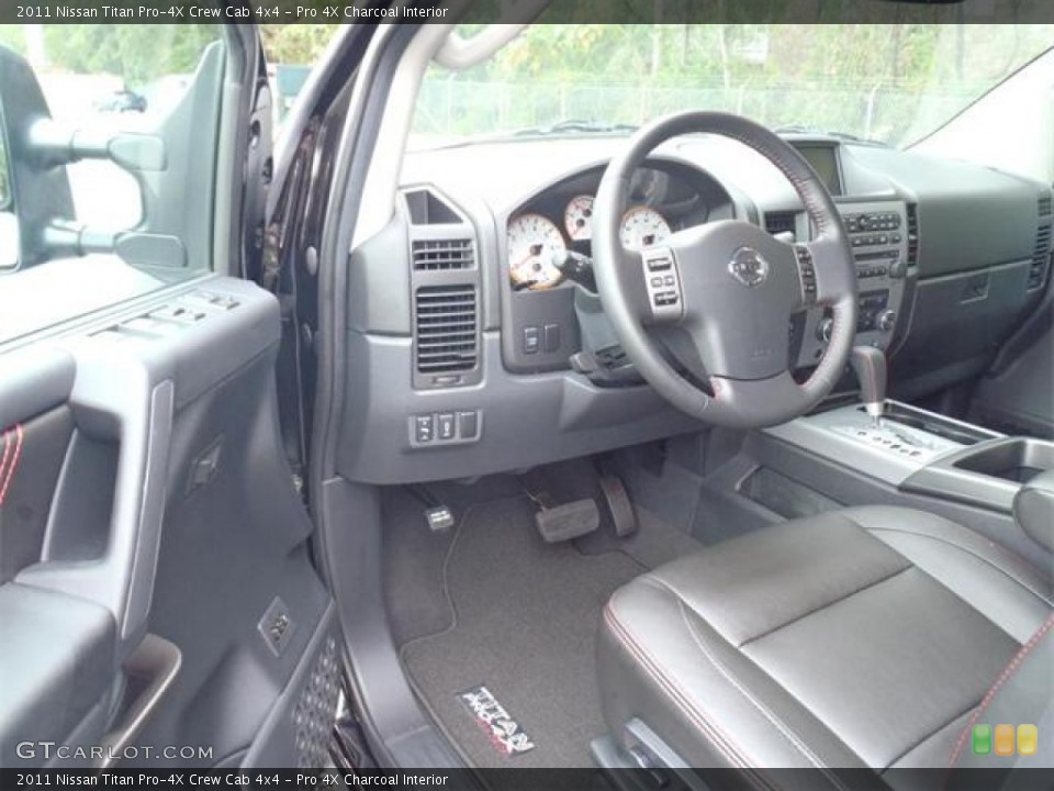 Pro 4X Charcoal Interior Photo for the 2011 Nissan Titan Pro-4X Crew Cab 4x4 #54621762