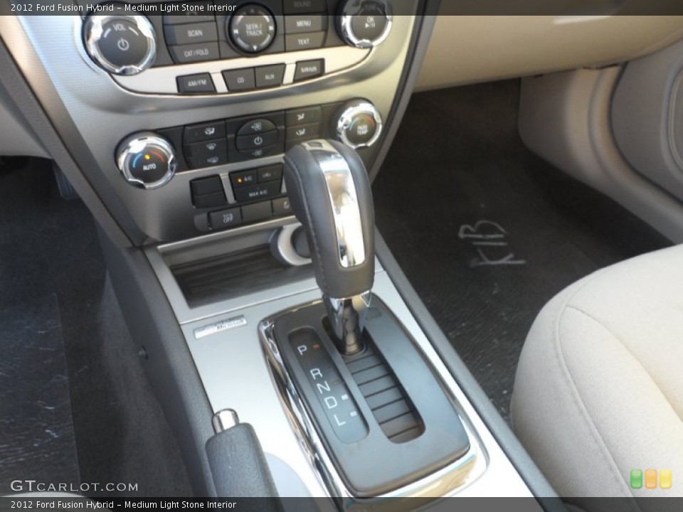 Medium Light Stone Interior Transmission for the 2012 Ford Fusion Hybrid #54622062