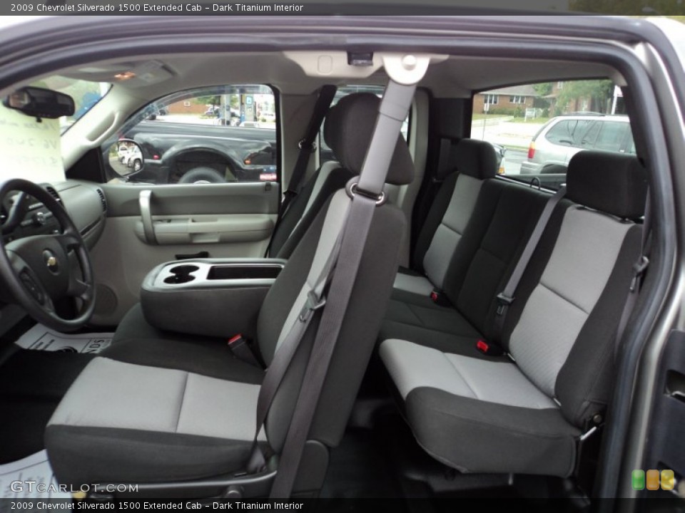 Dark Titanium Interior Photo for the 2009 Chevrolet Silverado 1500 Extended Cab #54622584