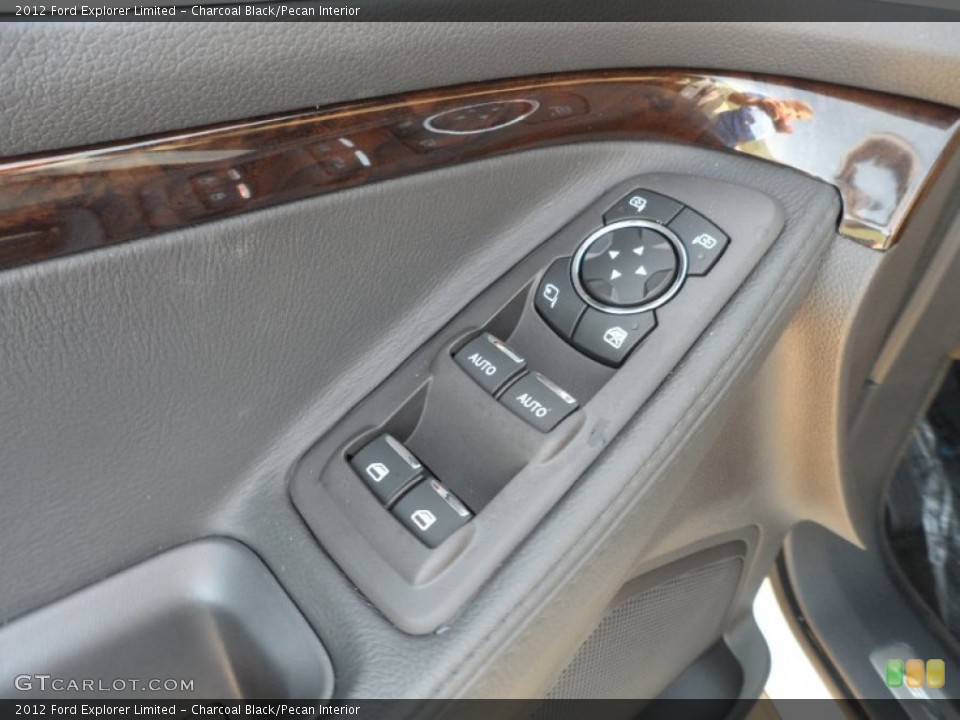 Charcoal Black/Pecan Interior Controls for the 2012 Ford Explorer Limited #54622680