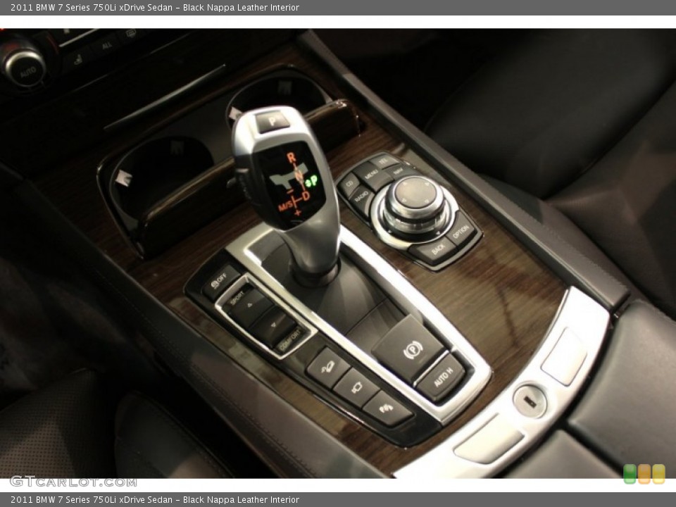 Black Nappa Leather Interior Transmission for the 2011 BMW 7 Series 750Li xDrive Sedan #54623505