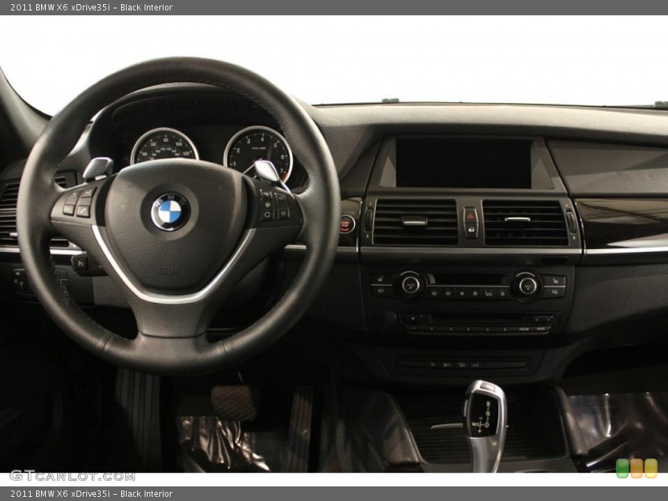 Black Interior Dashboard for the 2011 BMW X6 xDrive35i #54623799