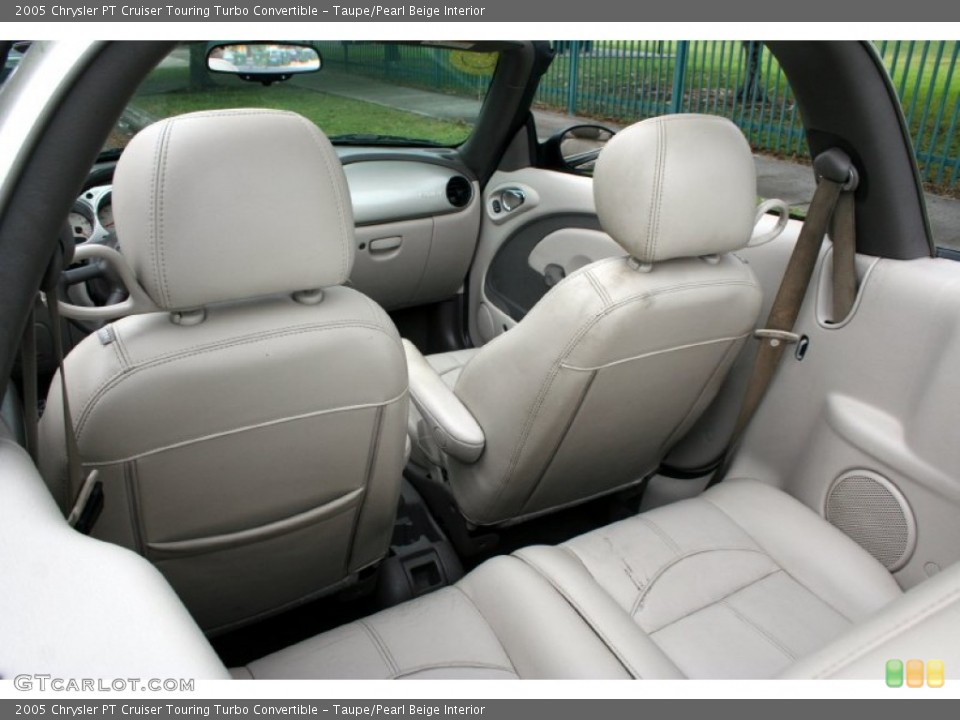 Taupe/Pearl Beige Interior Photo for the 2005 Chrysler PT Cruiser Touring Turbo Convertible #54626085