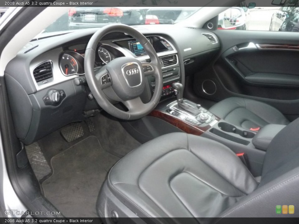 Black Interior Photo for the 2008 Audi A5 3.2 quattro Coupe #54627873