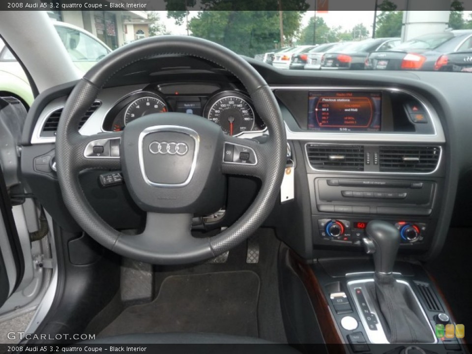 Black Interior Dashboard for the 2008 Audi A5 3.2 quattro Coupe #54627876