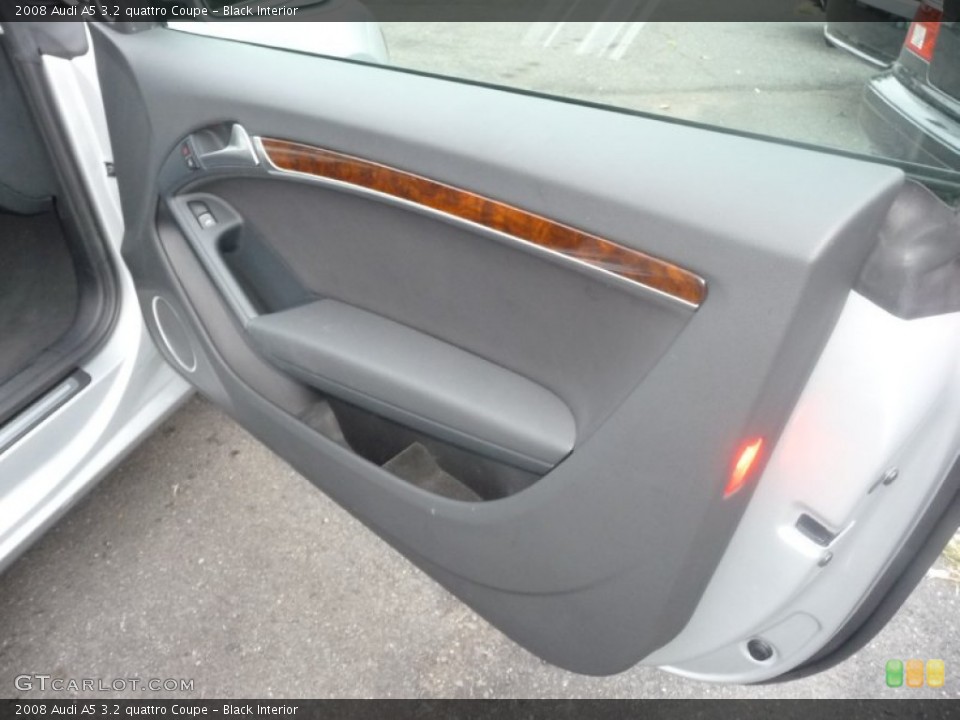 Black Interior Door Panel for the 2008 Audi A5 3.2 quattro Coupe #54627900