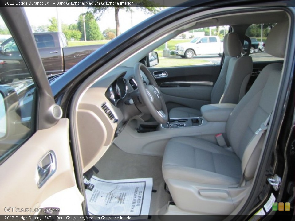 Dark Graystone/Medium Graystone Interior Photo for the 2012 Dodge Durango SXT #54628422